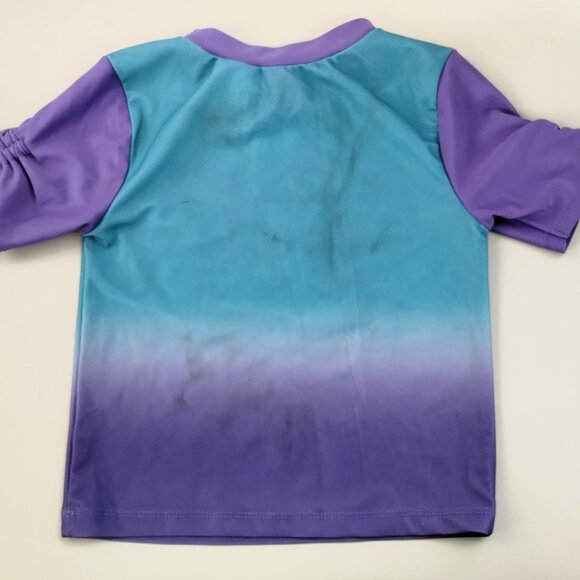 The little Mermaid Swimsuit with Rash guard Shirt / Size 4T - Picture 3 of 6